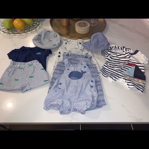 Newborn Outfits and Baby Hats, Sailboat, Whale, Alligators, Dillards, Target